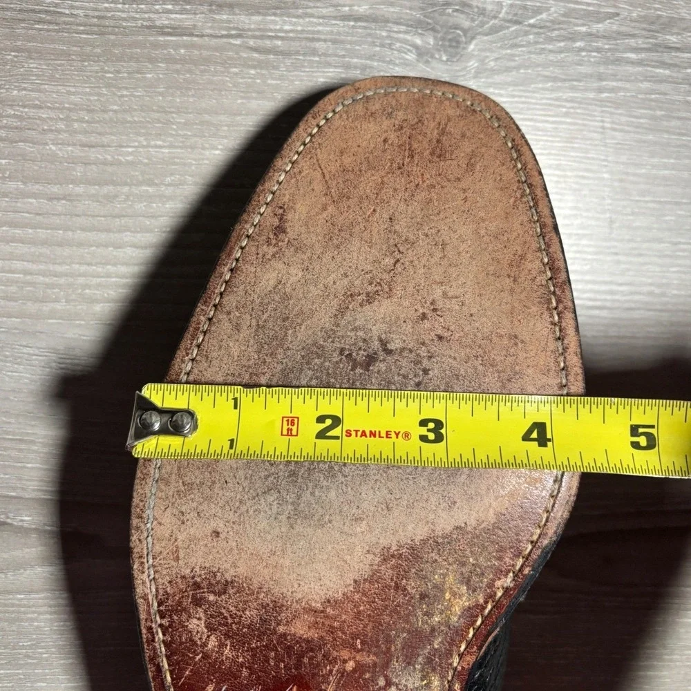 Stuart McGuire 9 /12-10/1/2 Pebble Grain Leather Loafers Moc Toe Dress Shoes